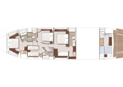 75-Sunseeker-Golden-Ours-luxury-yacht-charter-general-arrangement-lower-deck